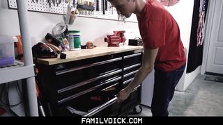 Family Dick - Young son Gets Taught a Lesson by Daddy