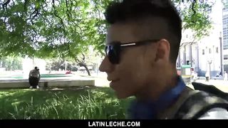 LatinLeche - Bubble Butt Latin Jock gets Paid to Suck Cock on Camera