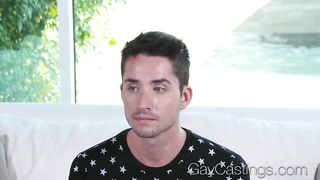 GayCastings Casting agent fuck with newcomer Liam Aries Liam Aries