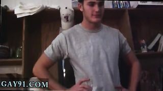 College naked dude jerking his dick gets a nice blowjob from his dorm roomate
