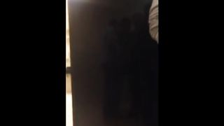 men caught fucking in the public bathroom of the mall 