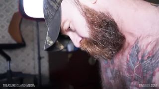 Big Dick Daddy gets his Hairy Cock Worshipped - TimSuck - Free Gay Porn