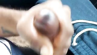 Nutt in Car as Bike Rider Catches me Stroking - Amateure - Free Gay Porn 2