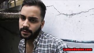 Bearded Straight Latino like uncut cock  at EveryDayPorn.co 