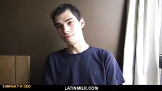 Latin boy sucking fucking cumfacial for money  at GayMenHDTV.com 