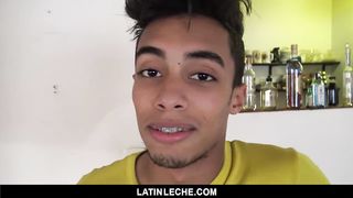 LatinLeche - Venezuelan Cocksucker Takes Double Facial 