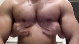 My Big Pecs and Tits Beeing Worshipped - more on my Onlyfans 