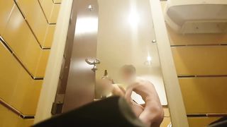 HORNY TWINKS HAVING LOUD SEX IN a PUBLIC BATHROOM 