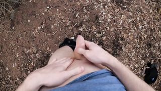 Cumshot in a Condom and Empty it over my Dick - POV - Johann Wood 