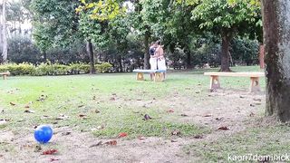 Couple gets Caught Fucking at a Public Park 