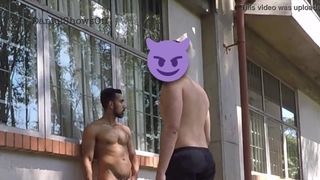 Two Guys Outside