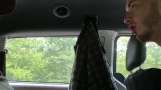 Joshbigosh from tiktok giving head in a van