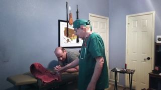 Sir G Plays DR & gives me a Medical Exam with Electro, & then Fucks my Ass