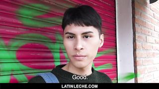 LatinLeche - Young Cock Sucker Fucked Raw outside 