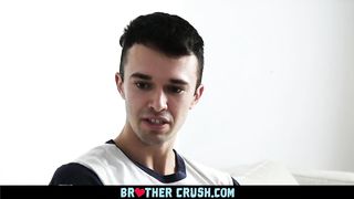 BrotherCrush - Older Stepbrother Fucks his little Boy Raw and Breeds him 