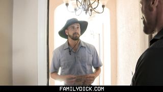 FamilyDick - Muscle Daddy Fucks his Stepson and the Horny Postman 