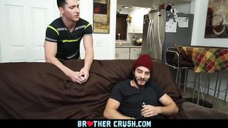 BrotherCrush - Horny Stepbro Fills up his little Buddy’s Butt with Cum 
