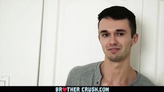 BrotherCrush - Older Stepbrother Breeds his little Buddy’s Hungry Asshole 