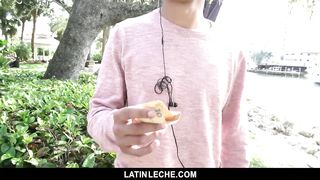 Latin Leche - Broke Latin Stud Sucks and Fucks Random Stranger for Cash
