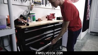 FamilyDick-Shy Boy gets Rammed by Older Man in Garage 