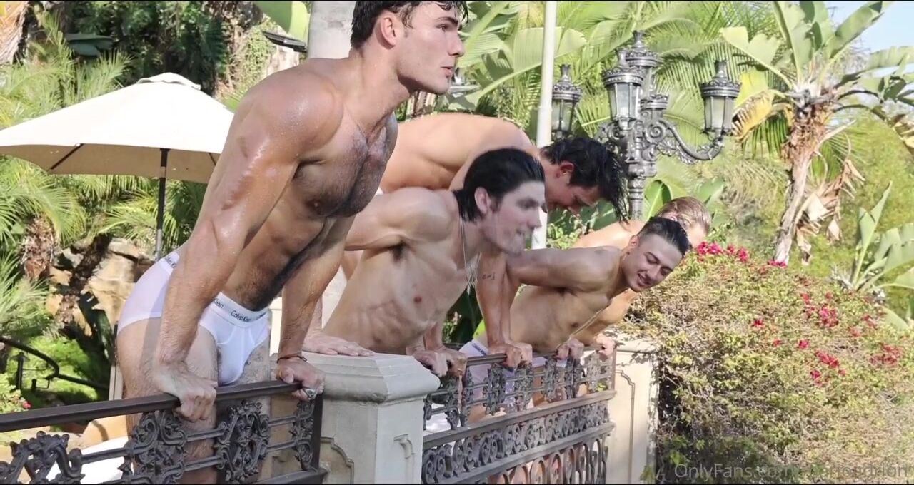 Mario Adrion - 7 NAKED Male Models in Bel Air