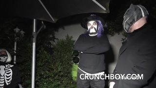 FUCKED BAREBACK FOR the halloween ceremeony with submission extrem in public for dimitri crunchboy 720p