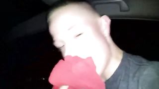 Twink Swallows all in Car 