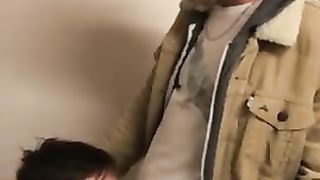 Office Stairwell Blowjob Exchange Nate Drow
