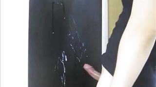 Huge Cumshot Jerk Off Dick Slapping with Cock Ring Testical Stretch Fit Asian 
