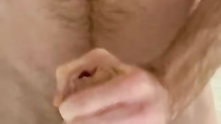 Close up cum in bathroom sink. Big dick jerked when horny in the morning Mr NSX
