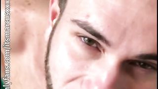 Got 11 cumshots on my face by a young Mexican hung guy Marco Rush 