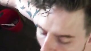 Damn this POV angle of Mason Brooks fucking my throat and covering my face in his hot seed is fu