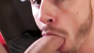 Damn this POV angle of Mason Brooks fucking my throat and covering my face in his hot seed is fu