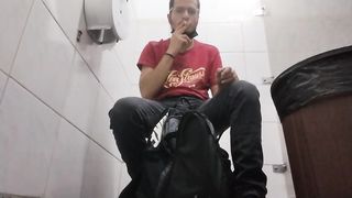 Smoking inside a public toilet nathan nz