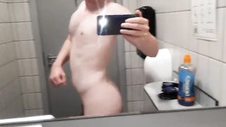 STRAIGHT BOY TEASES YOU IN PUBLIC BATHROOM ⁄ PULLING, PLAYING WITH PUBES EvilTwinks