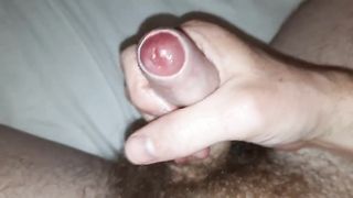 Teasing my lubed up, thick uncut cock¡ EvilTwinks