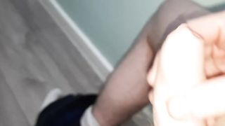FAST WANKING BY MYSELF ⁄ PLAYING WITH CUM AFTER EJECULATING¡ EvilTwinks
