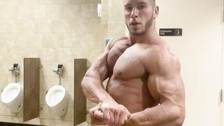 2022-02-22 little flexing at the gym after cardio -John Bronco Homemade Gay Porn