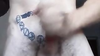 Big load running down and lustful strong orgasm sounds KyleBern