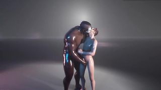 Interracial Rough Anal Sex 3D DeepBoyo