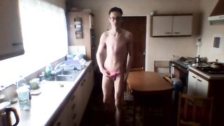 Very skinny teen steals his moms panties and moans and masturbates Peter bony
