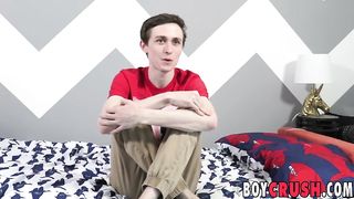 Twink Jacob Jones interviewed before sucking cock 69 Boy Crush