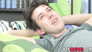 Twink Michael Stone anal plays while jerking off dick solo Boy Crush 2
