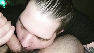 Str8 Long Haired 21yo College Stoner Gets 1st Gay Blowjob & Busts His Load Bellatrixxxy