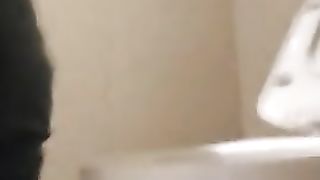 mall bathroom peeing in the toilet then jerking my cock, i almost cum there nathan nz - SeeBussy.com