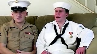 Handsome young navy boys in uniforms are anally fucking Gay Life Network - SeeBussy.com