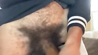 Rock Mercury Jerks thick hairy cock and cums all over your mans face Rock Mercury - SeeBussy.com