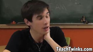 Twinks Skyelr Bleu and Jayden Ellis anal fuck in classroom Gay Life Network - SeeBussy.com