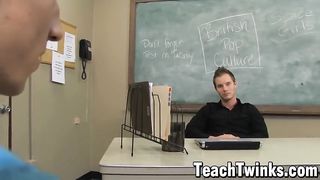 Teacher Tyler Andrews anal plows twink student Adrian Layton Gay Life Network - SeeBussy.com