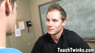 Teacher Tyler Andrews anal plows twink student Adrian Layton Gay Life Network - SeeBussy.com